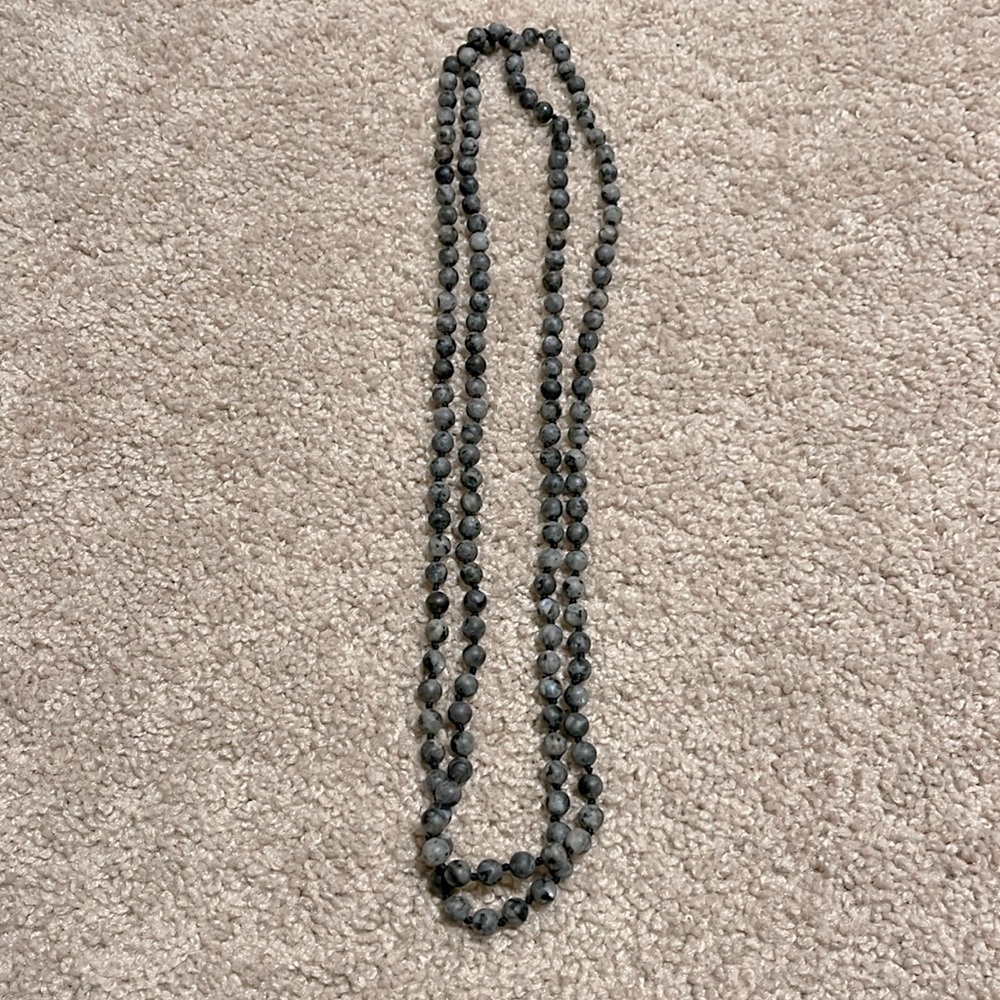 Double Wrap Beaded Necklace